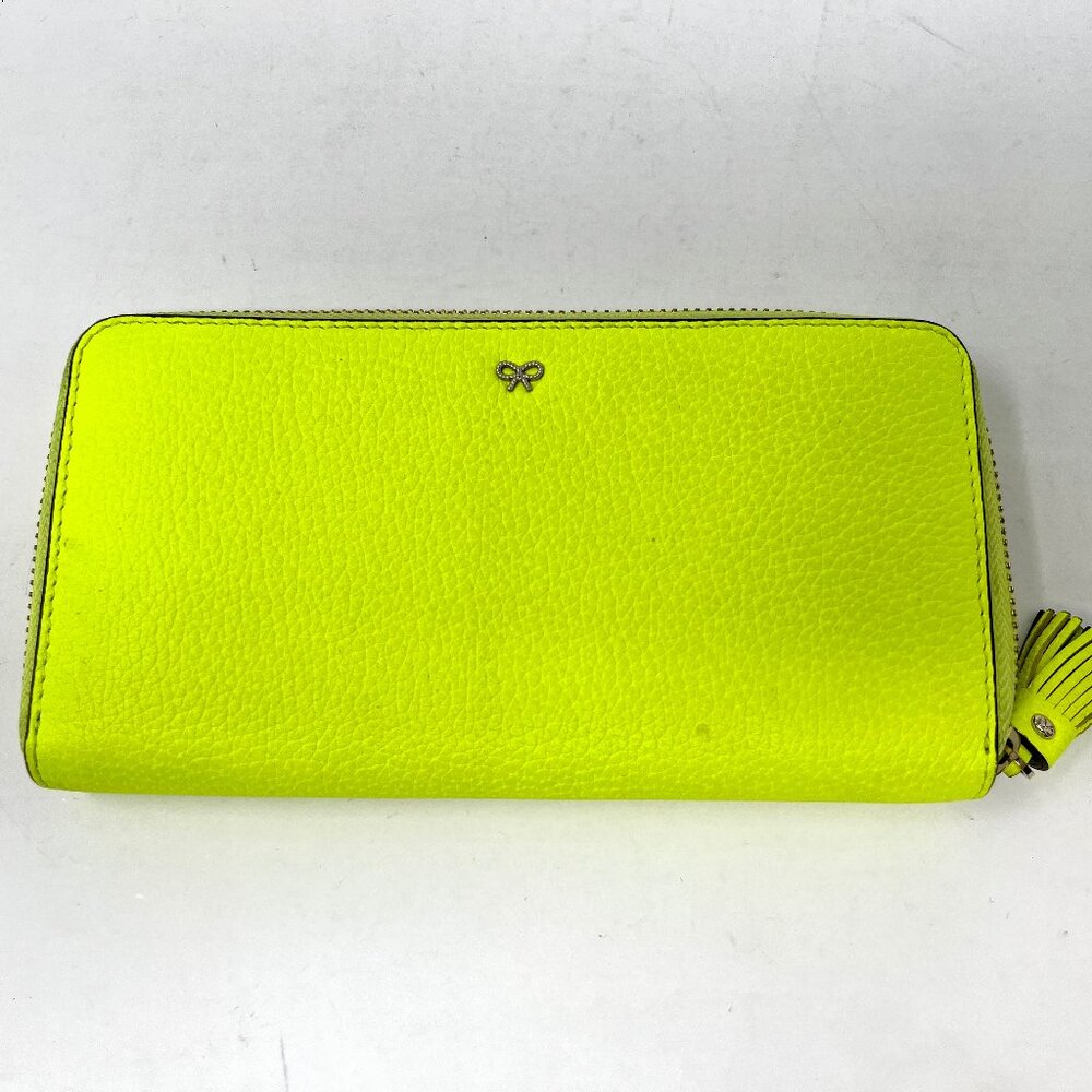 ANNA HINDMARCH-Zip Around Continental Wallet